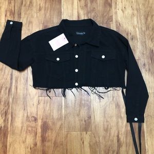 Pretty Little Thing x Karl Kani Cropped jacket